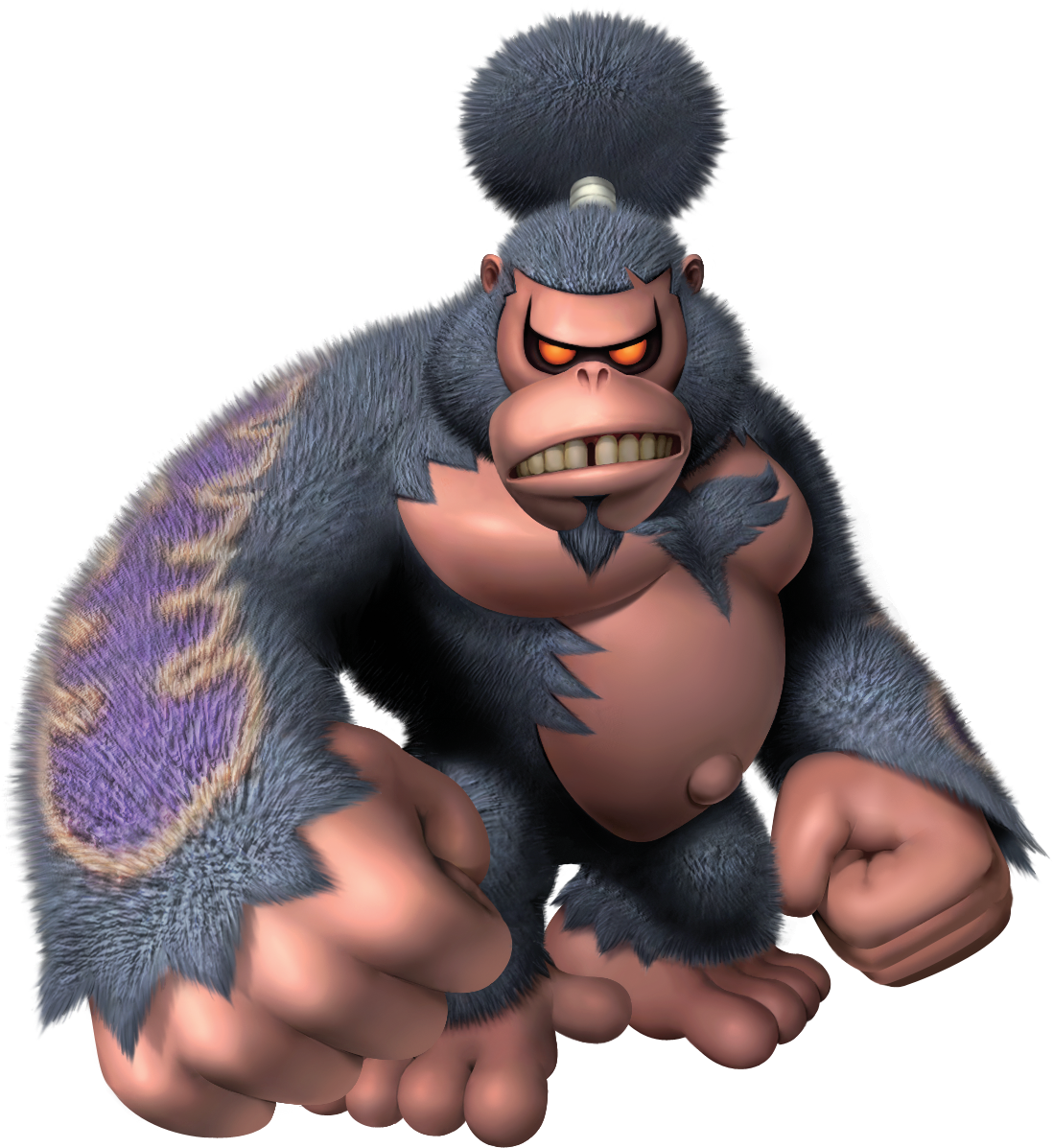 Angry_ Gorilla_ Character_ Render PNG