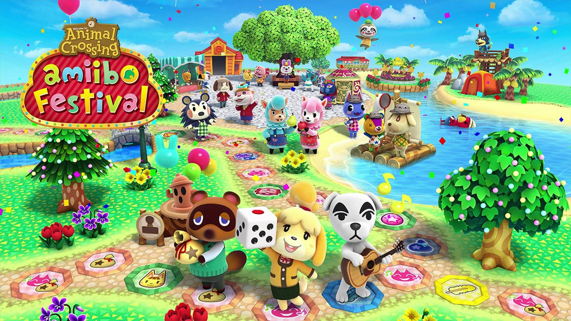 Animal Crossing Amiibo Festival Wallpaper