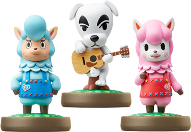 Animal Crossing Characters Amiibo Figures PNG
