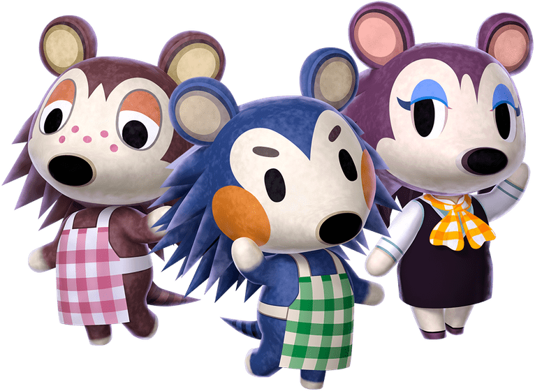 Animal Crossing Characters Mabel Sable Labelle PNG