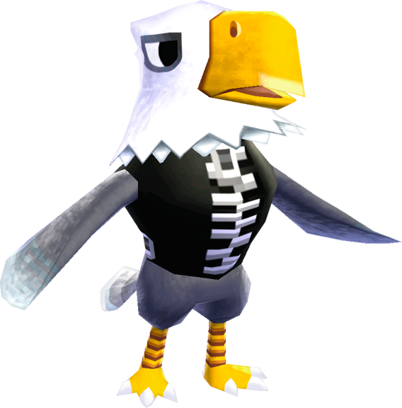 Animal Crossing Eagle Villager PNG