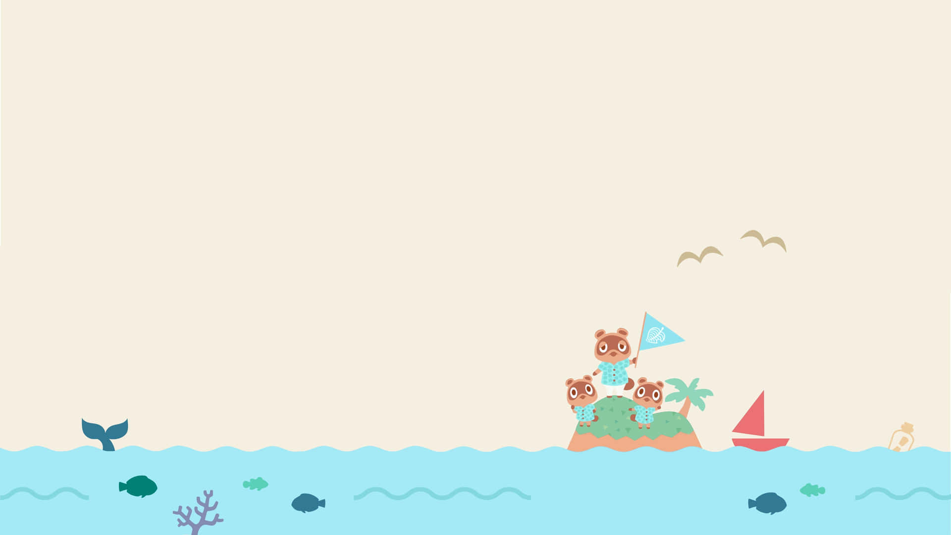 Animal Crossing Island Life Wallpaper