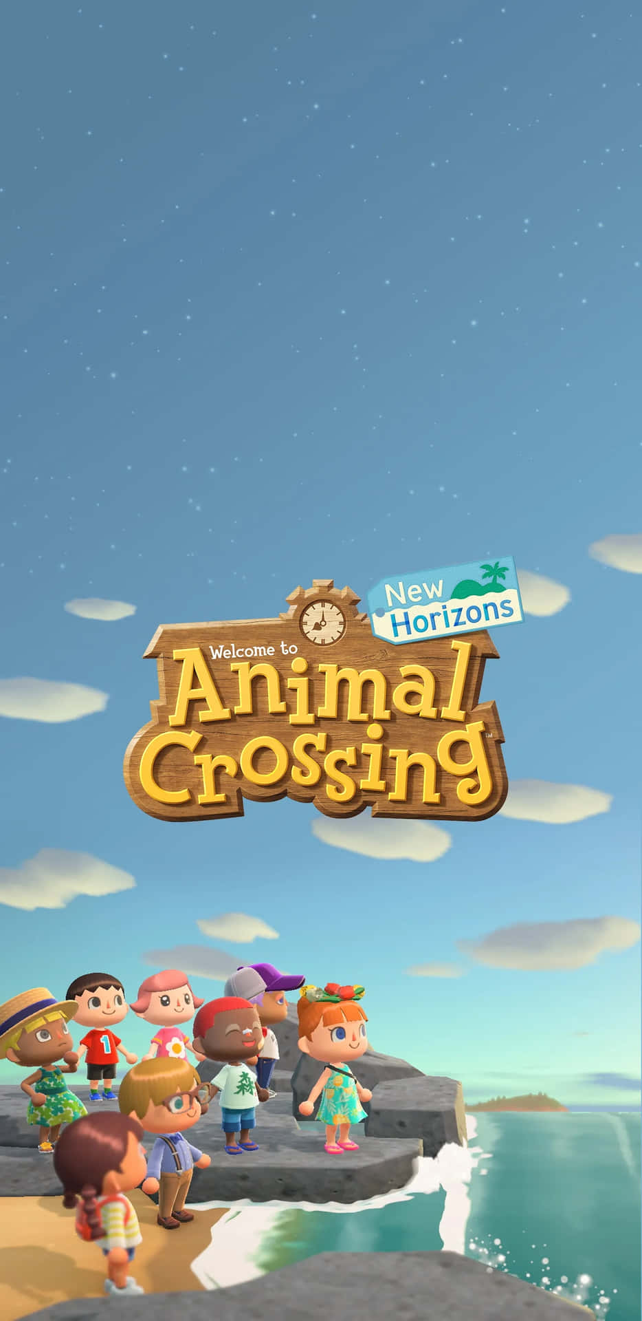 Animal Crossing New Horizons Characters Welcome Wallpaper