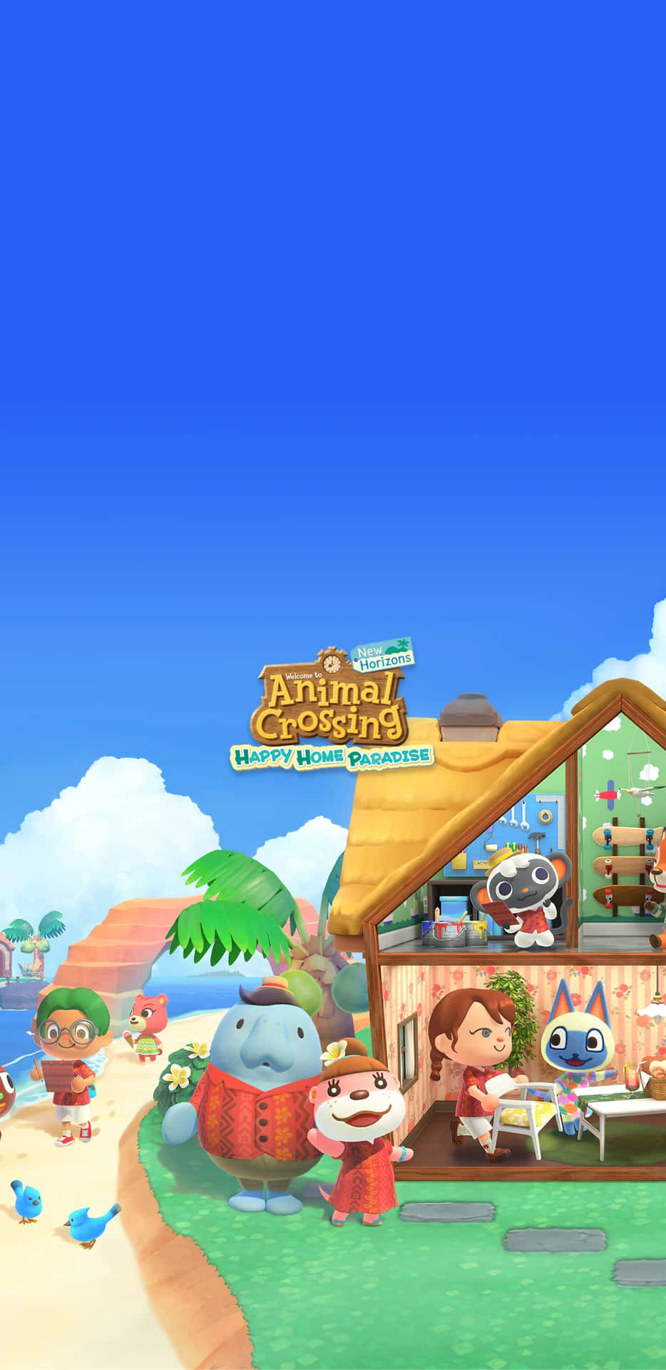 Animal Crossing New Horizons Happy Home Paradise Wallpaper