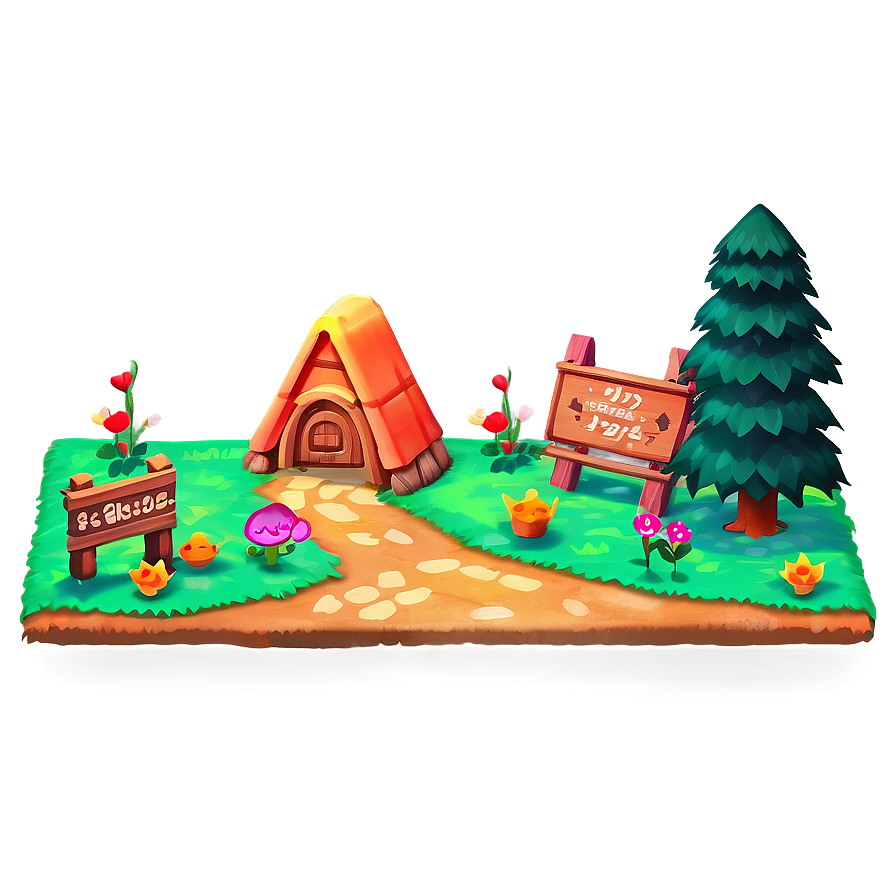 Animal Crossing Path Designs Png 05062024 PNG