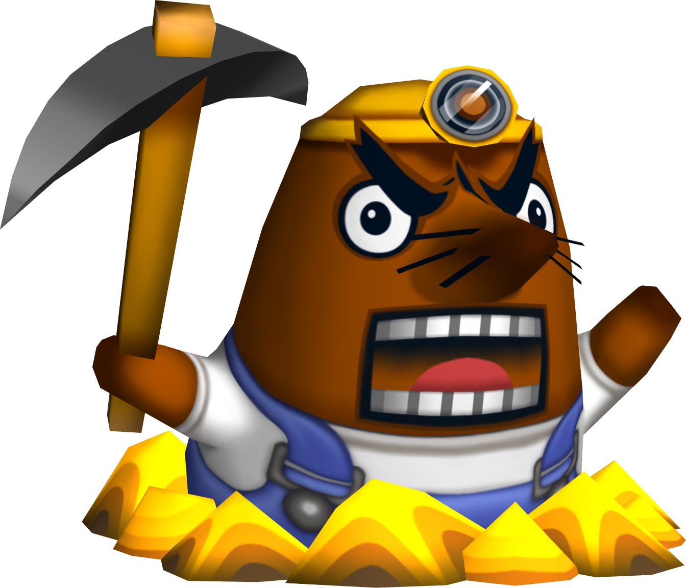 Animal Crossing Resetti Angry PNG