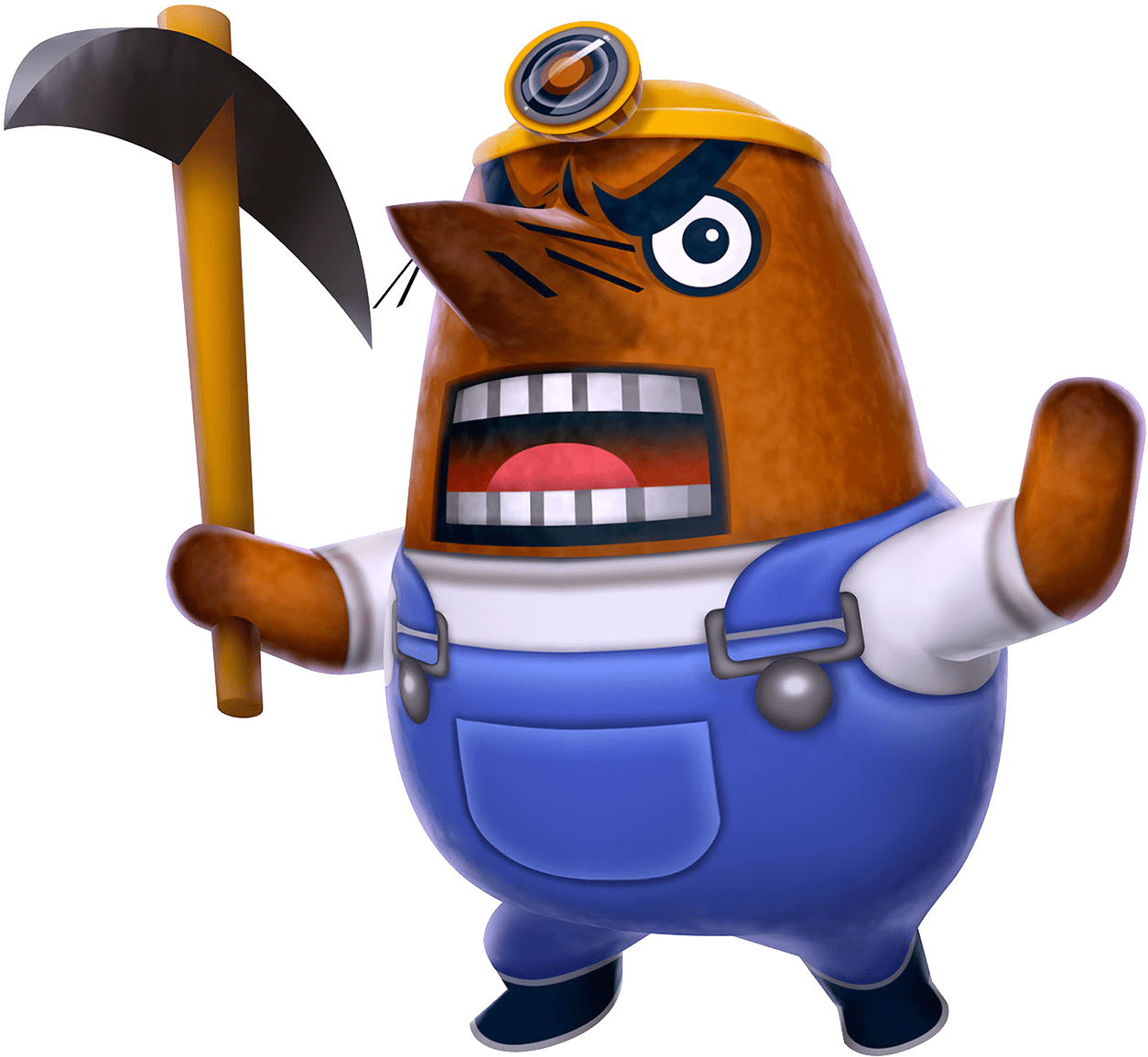 Animal Crossing Resettiwith Pickaxe PNG