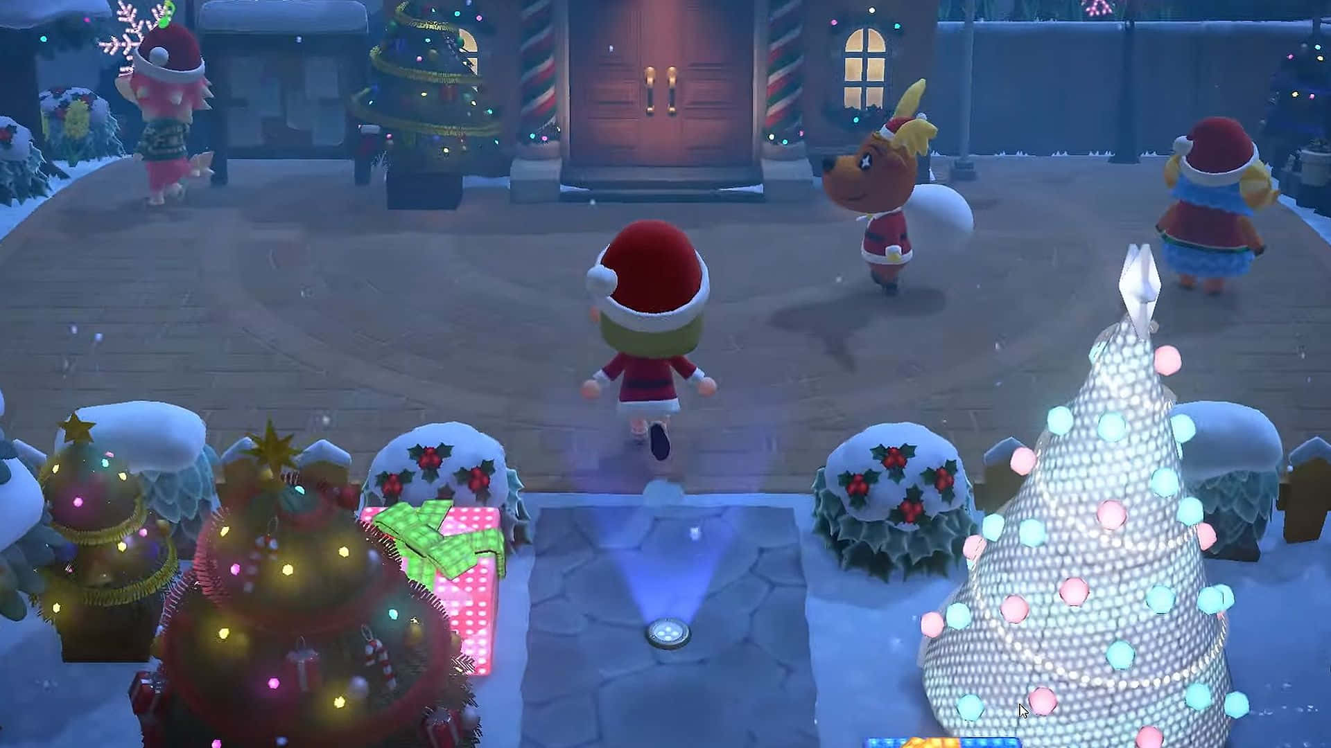 Animal Crossing Winter Jingle Wallpaper
