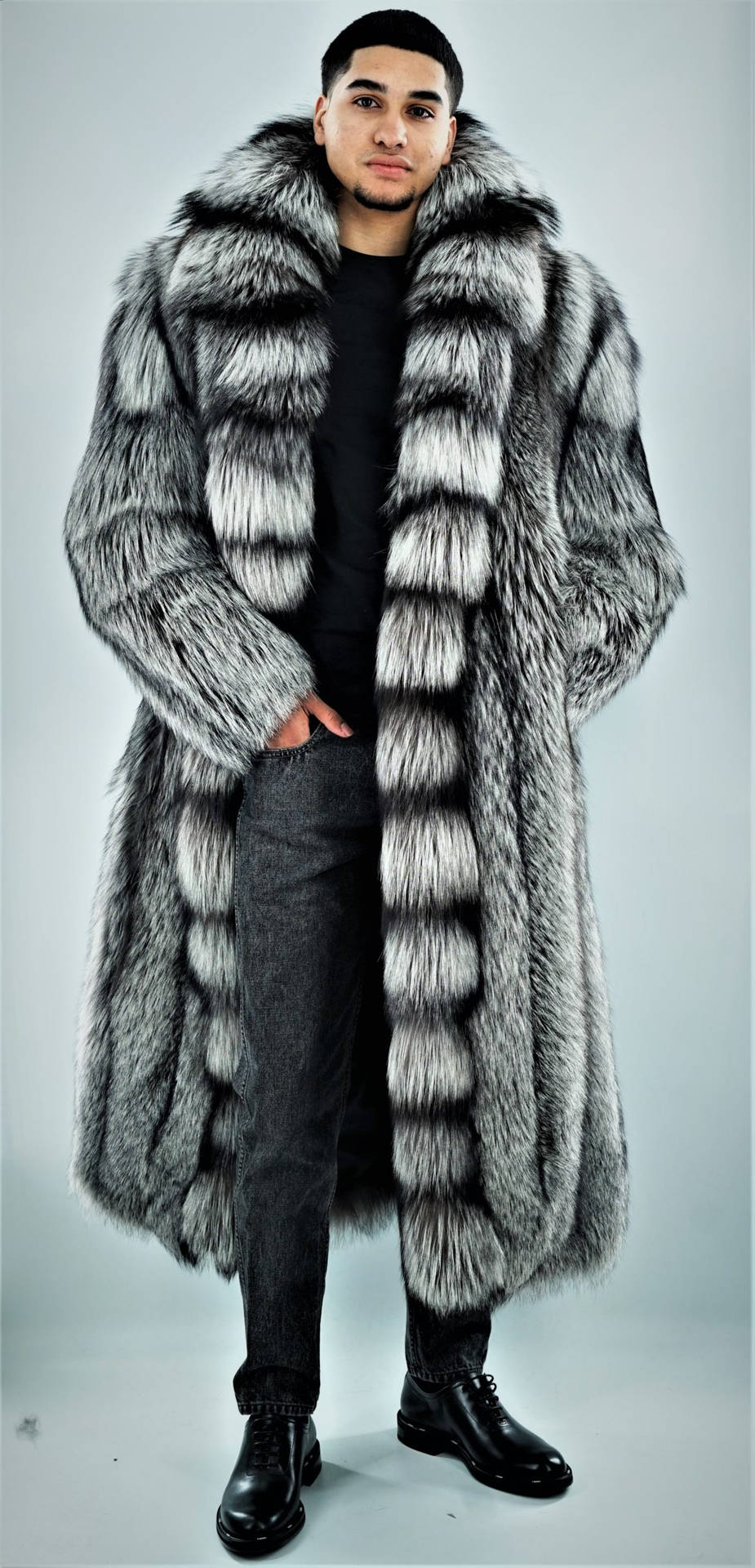 Animal Fur Coat For Men Wallpaper