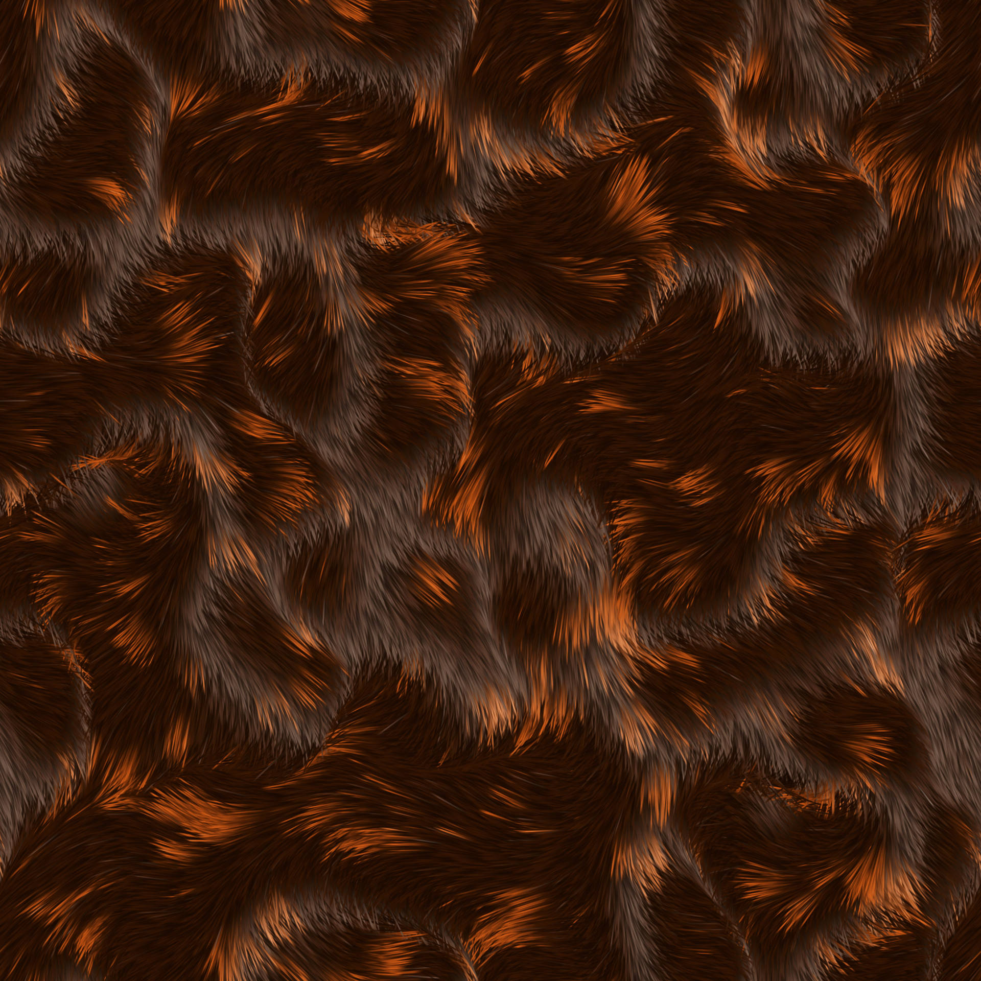 Animal Fur Digital Illustration Wallpaper