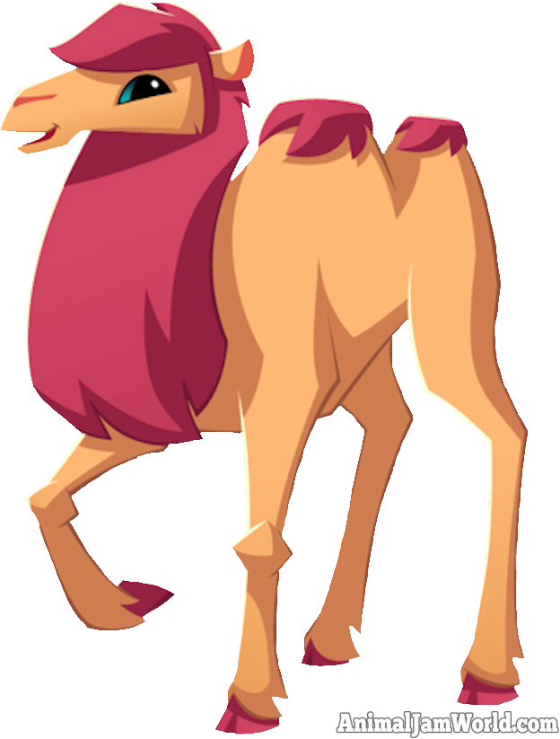 Animal Jam Camel Character PNG