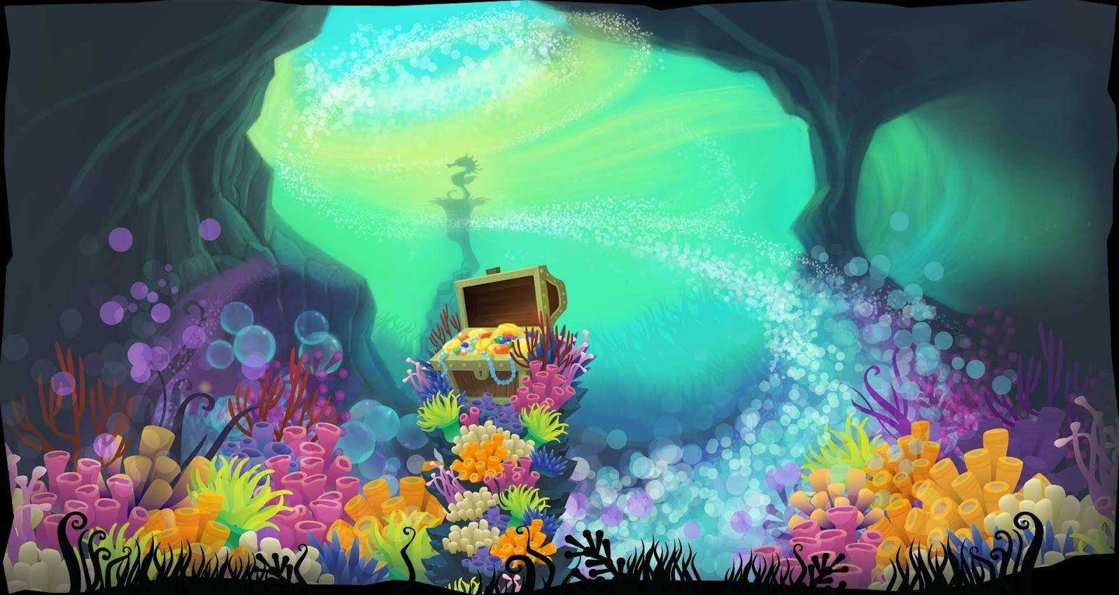Animal Jam Undersea Scene Wallpaper