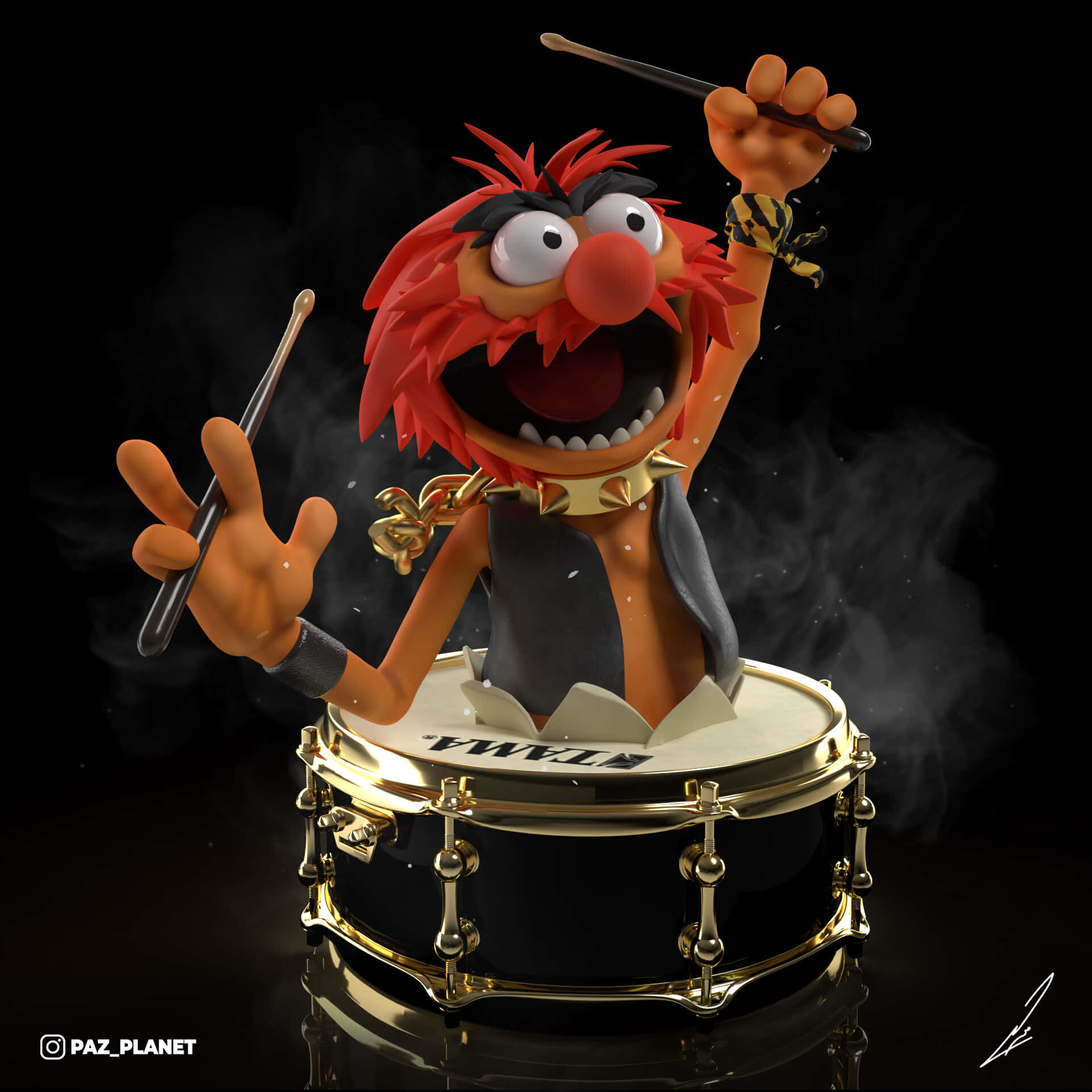 animal muppet drums
