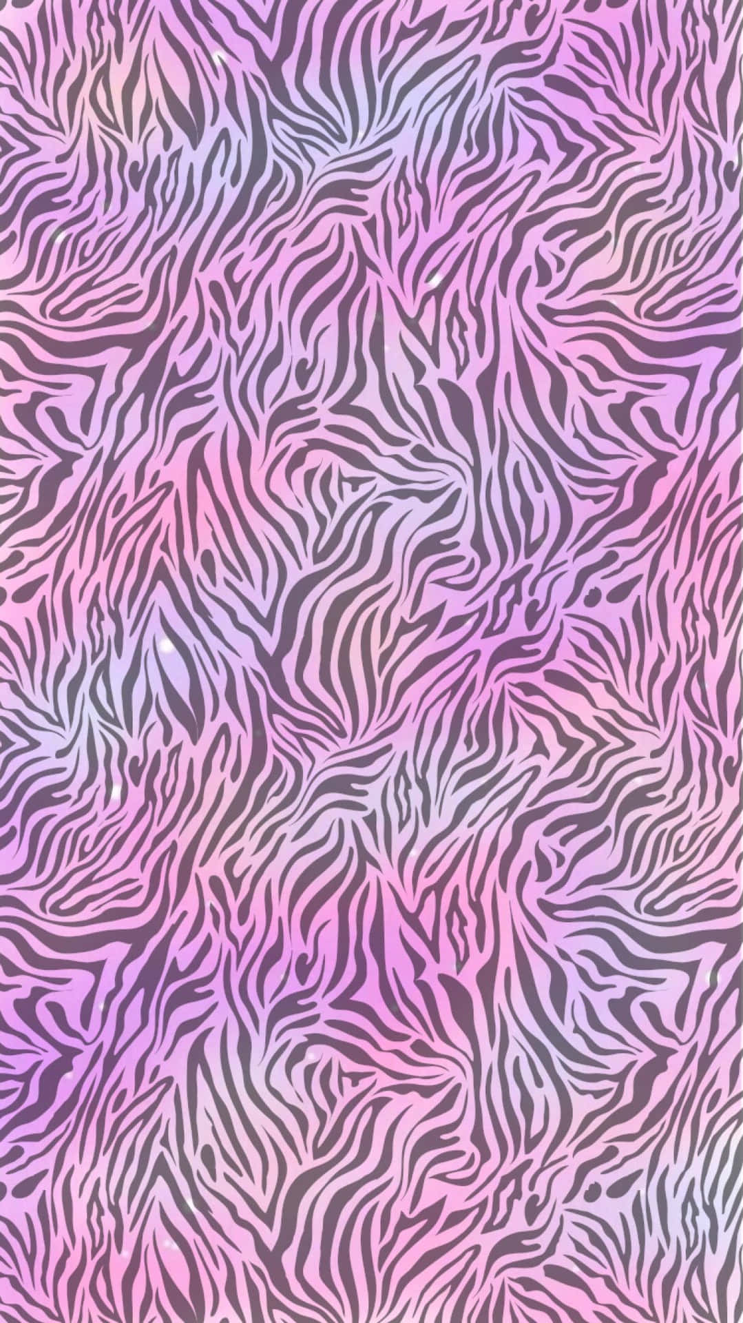 Djurtryckzebra Rosa Wallpaper