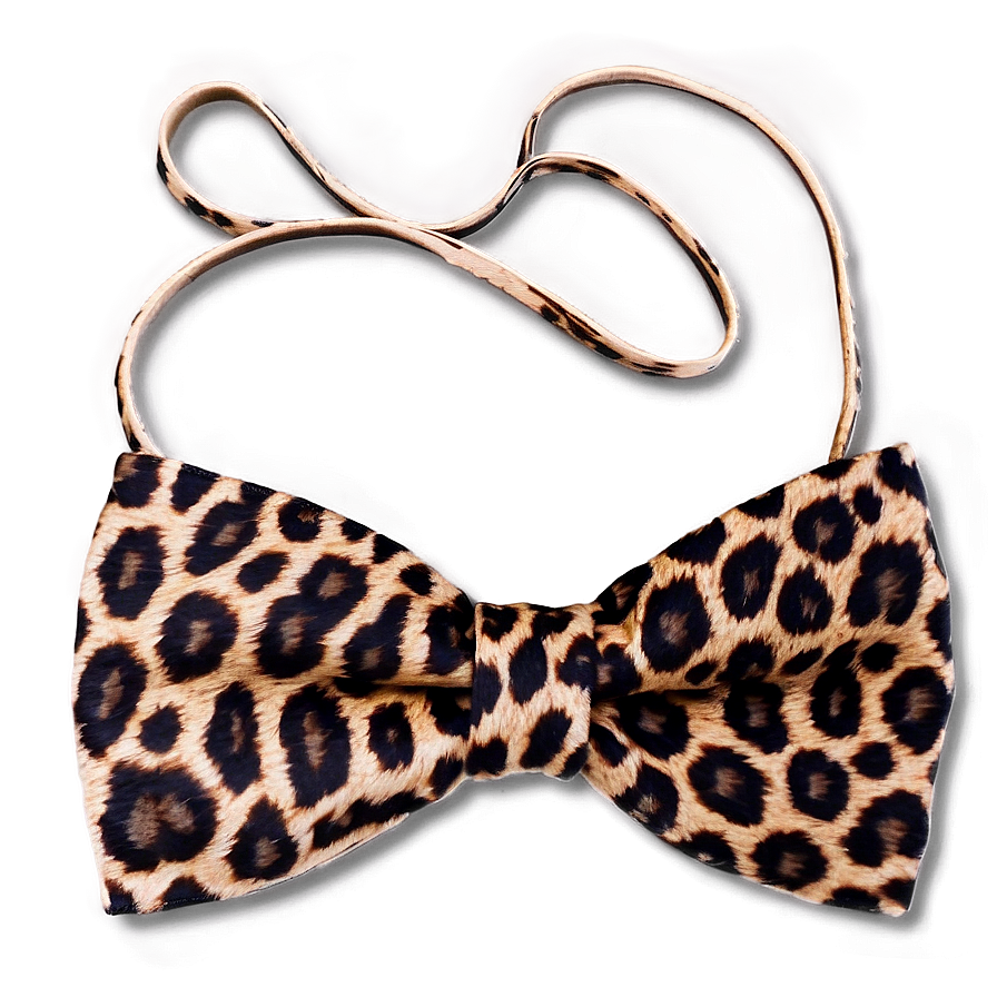 Animal Print Bow Tie Png 05252024 PNG
