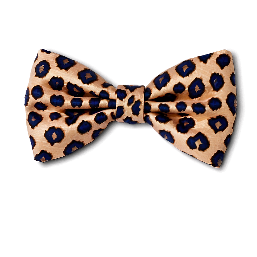Animal Print Bow Tie Png 05252024 PNG