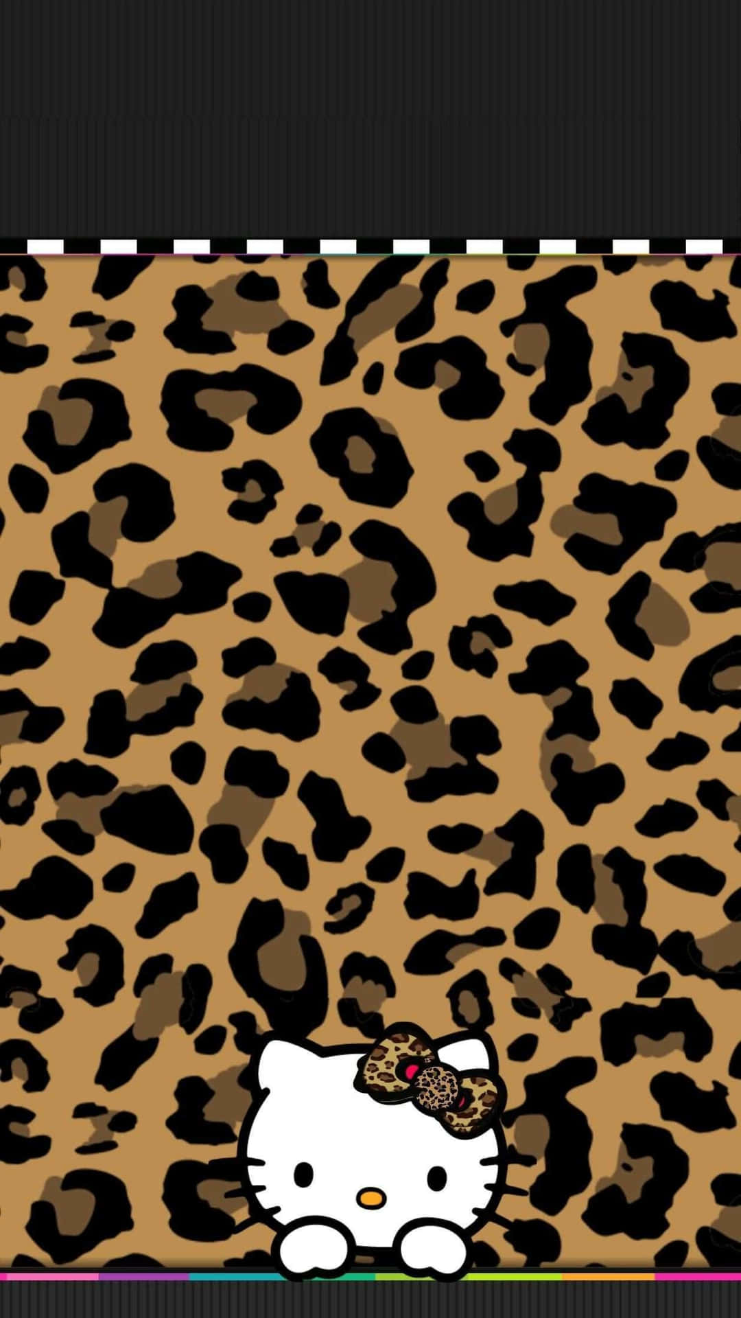 Tiermusterhello Kitty Wallpaper