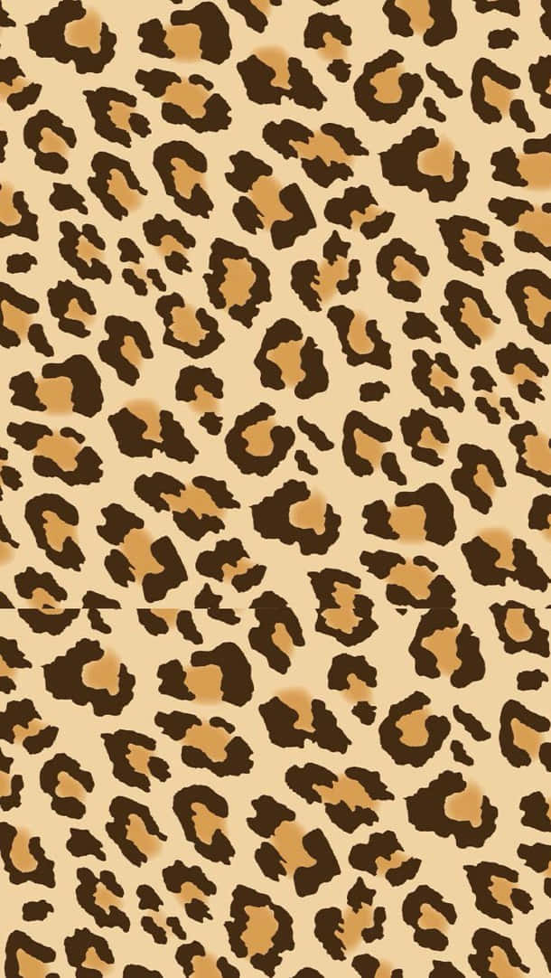Add a personal touch to your phone with this animal print iPhone wallpaper Wallpaper