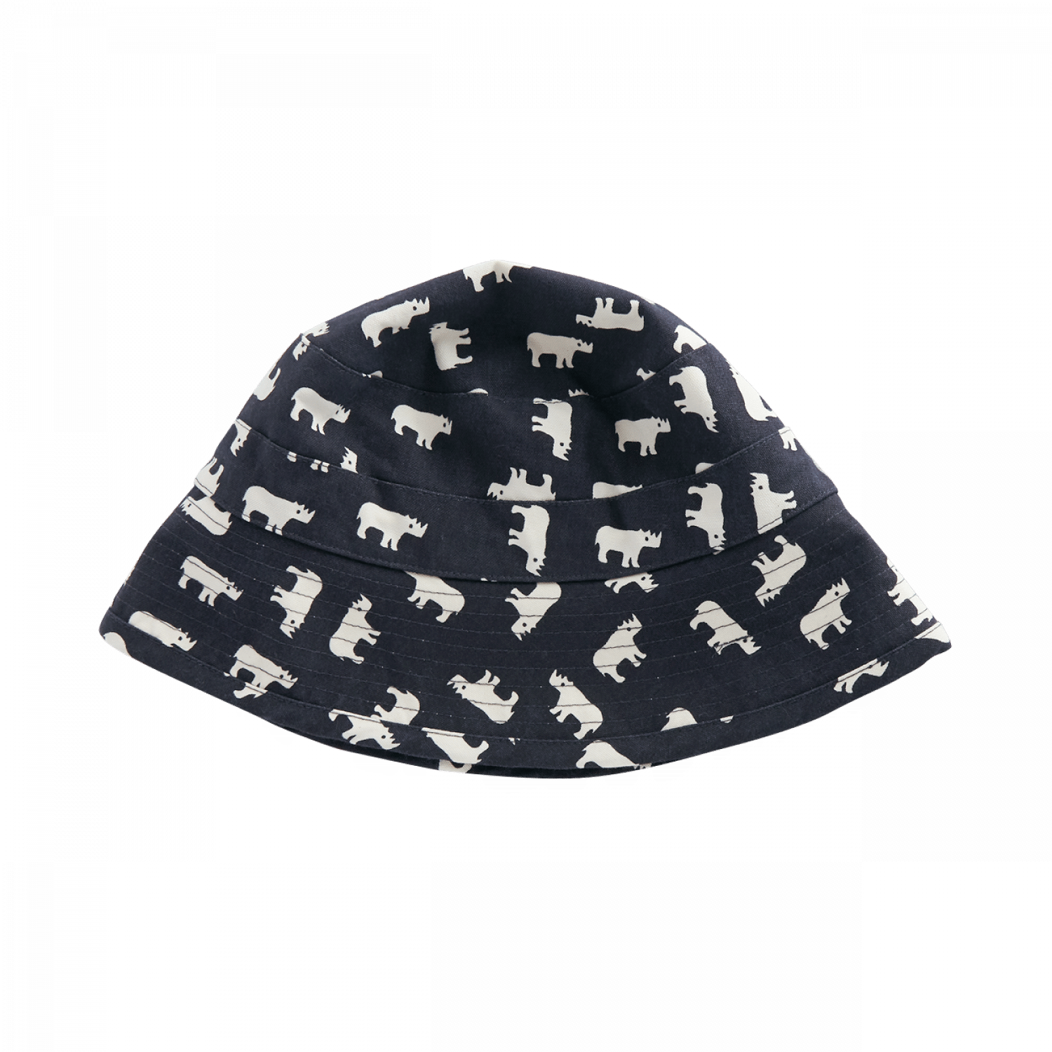 Animal Print Navy Bucket Hat PNG