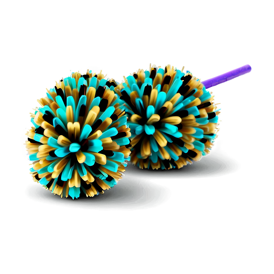 Animal Print Pom Poms Png Eph76 PNG