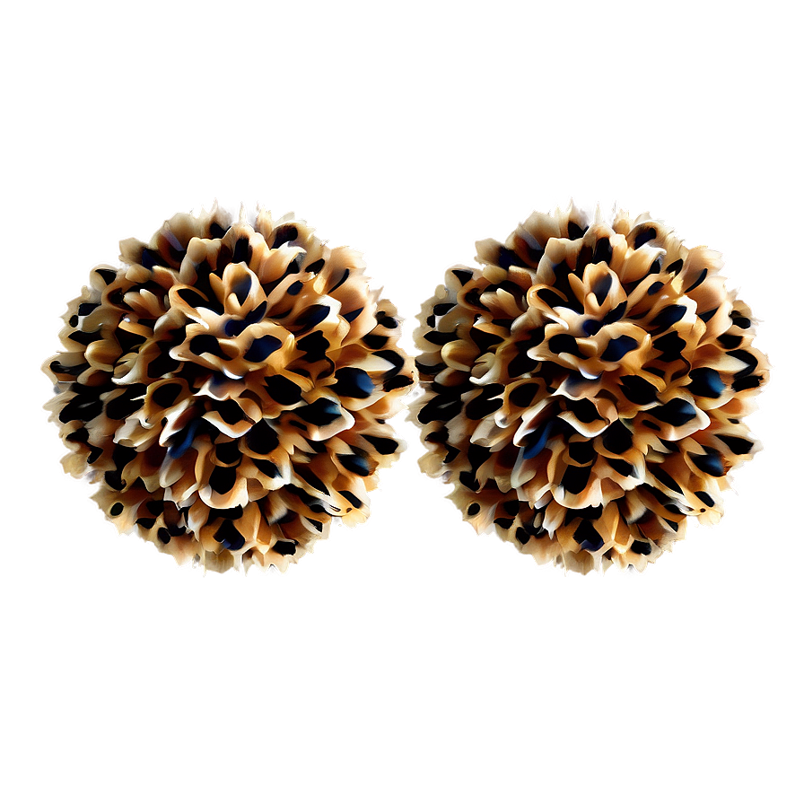 Animal Print Pom Poms Png Kie27 PNG