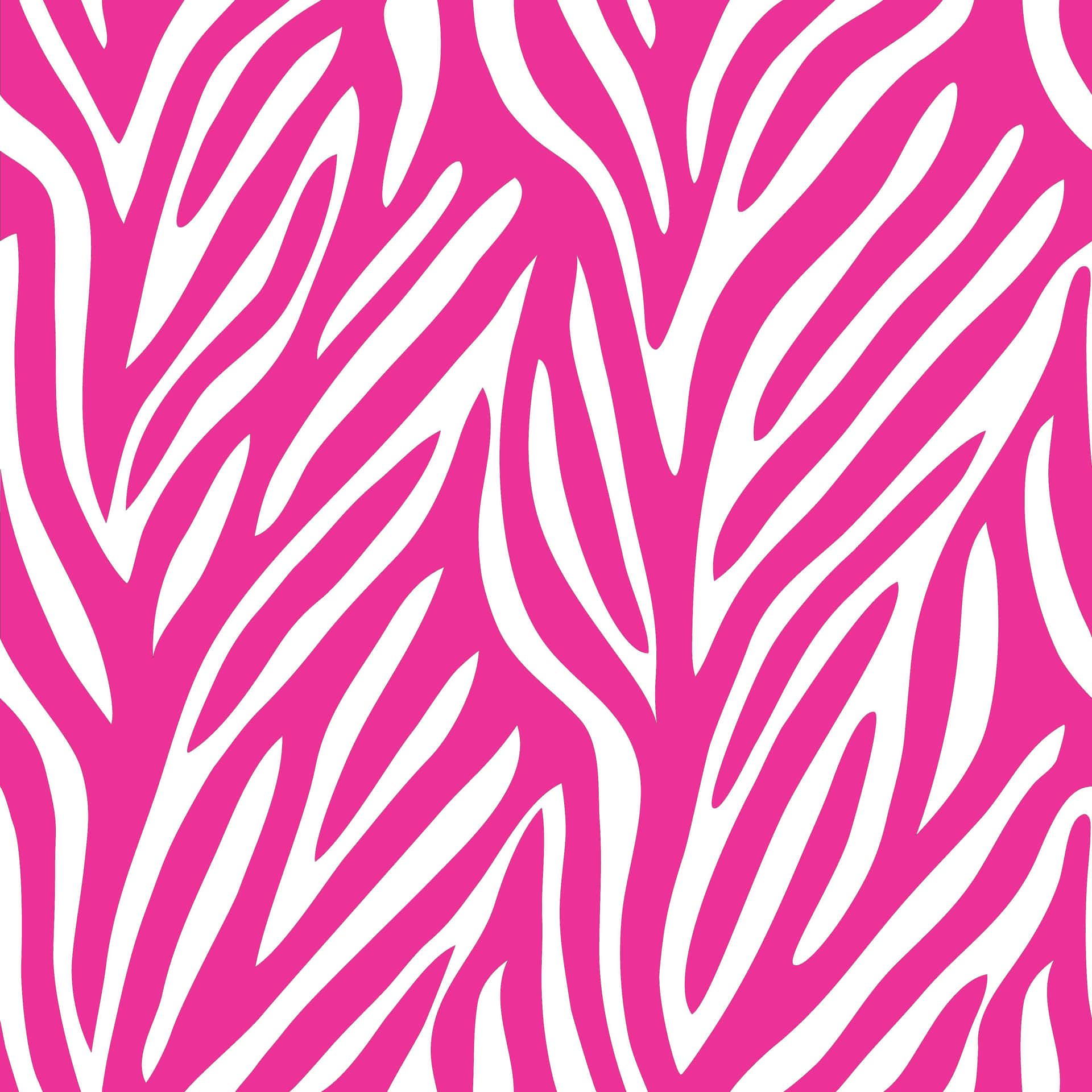 Animal Print Pink And White Wallpaper