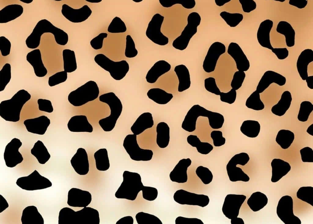 A Close Up Of A Leopard Print Wallpaper