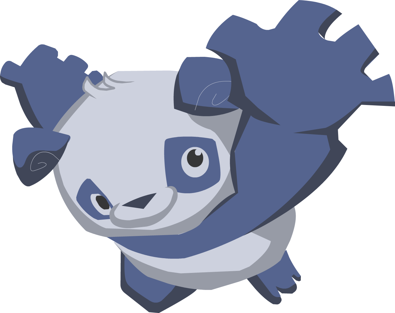 Animal_ Jam_ Blue_ Panda_ Character PNG