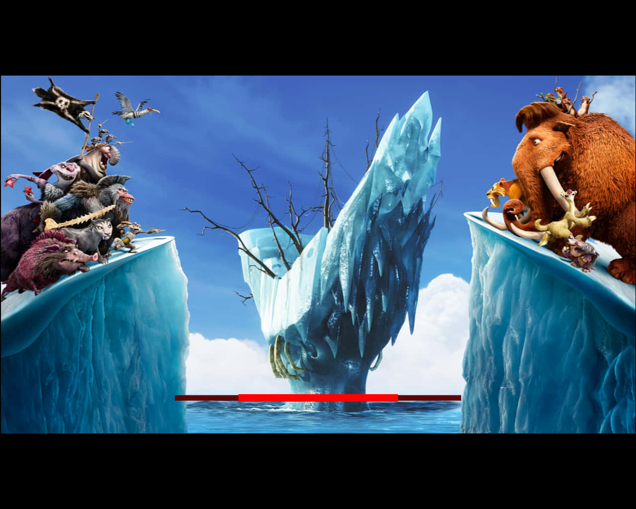 Animals From Ice Age Continental Drift Wallpaper