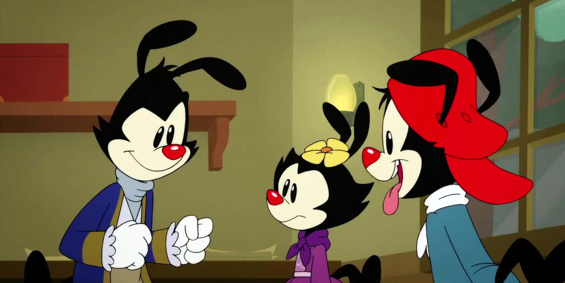 Warnerbros. Animaniacs Vender Tilbage Med Stor Spænding.