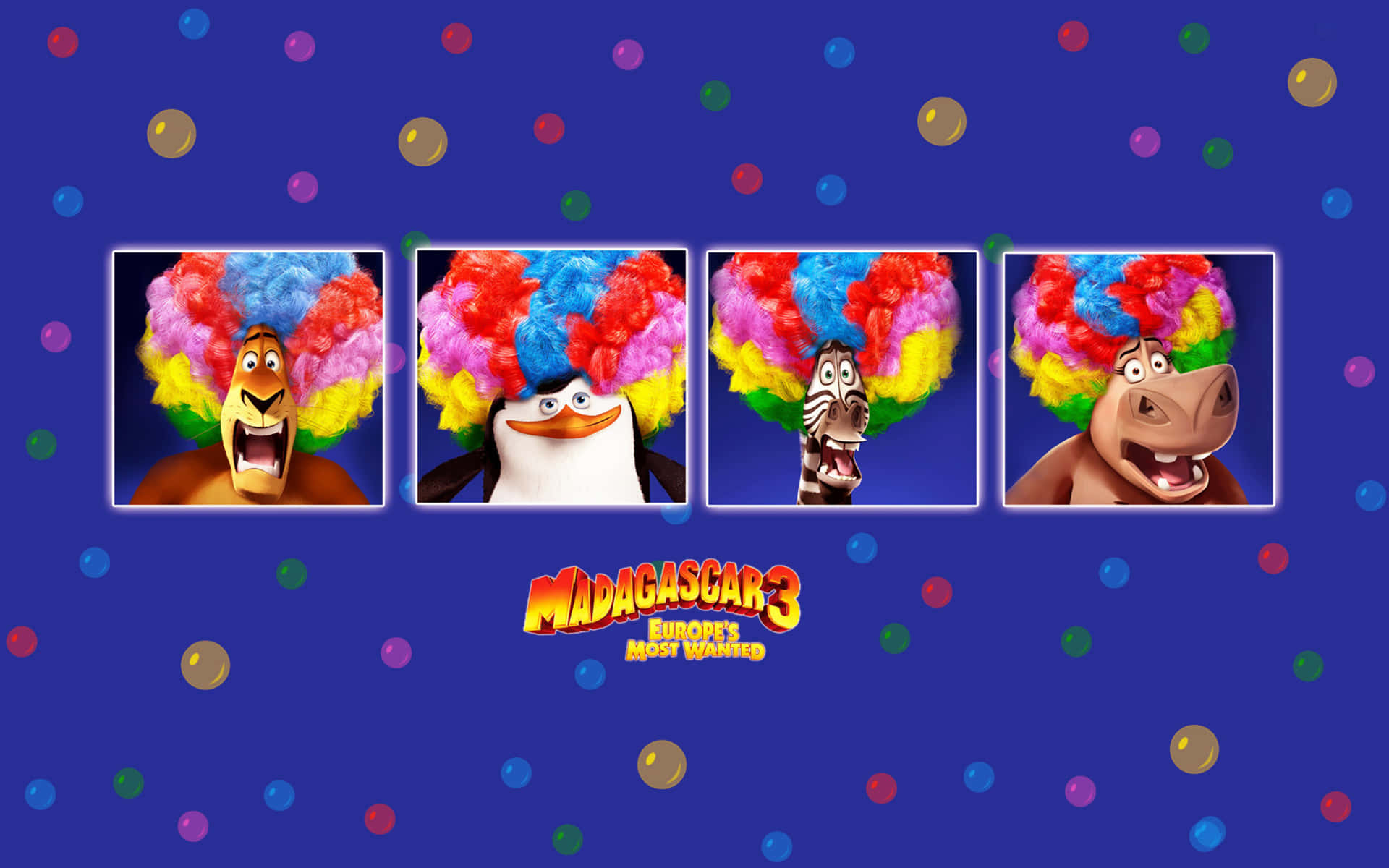 Animated Adventures In The Wild Europe With Madagascar 3 Wallpaper