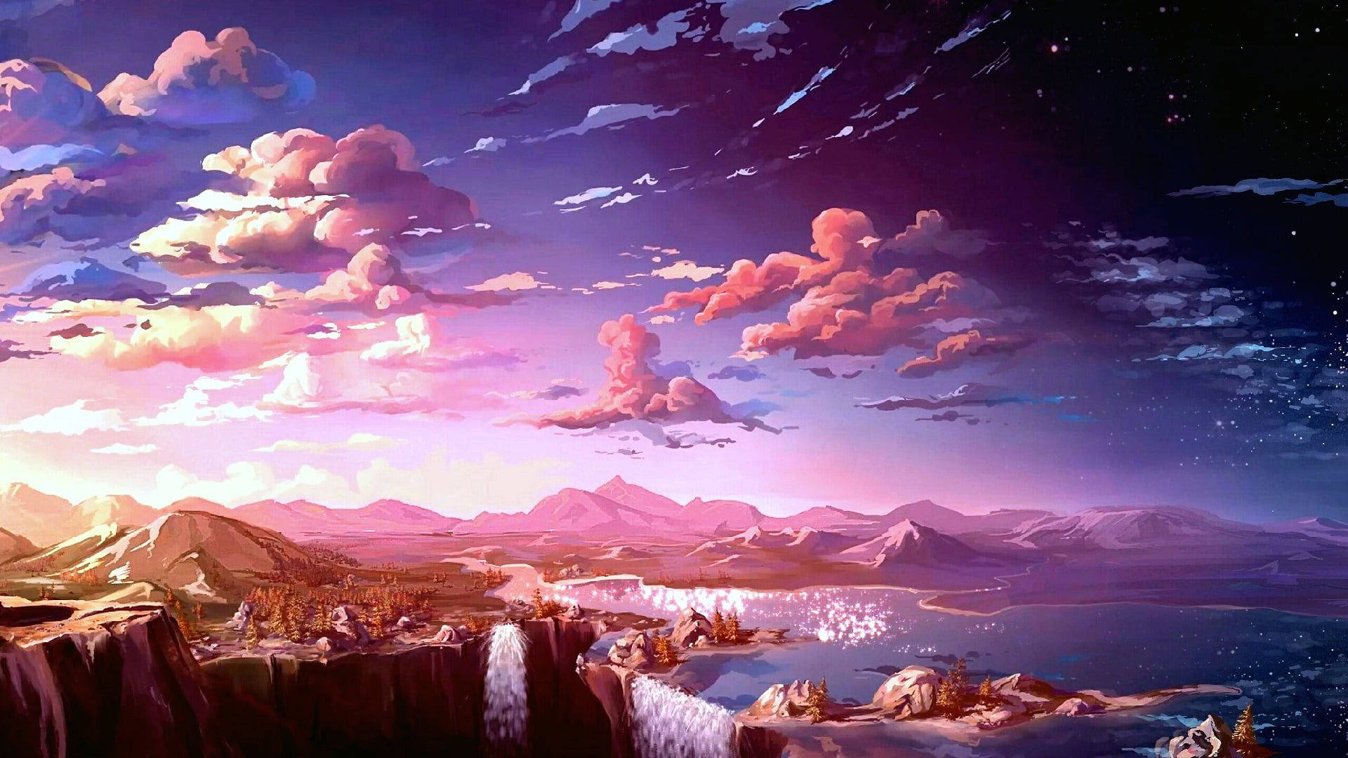 Animated landscape wallpaper