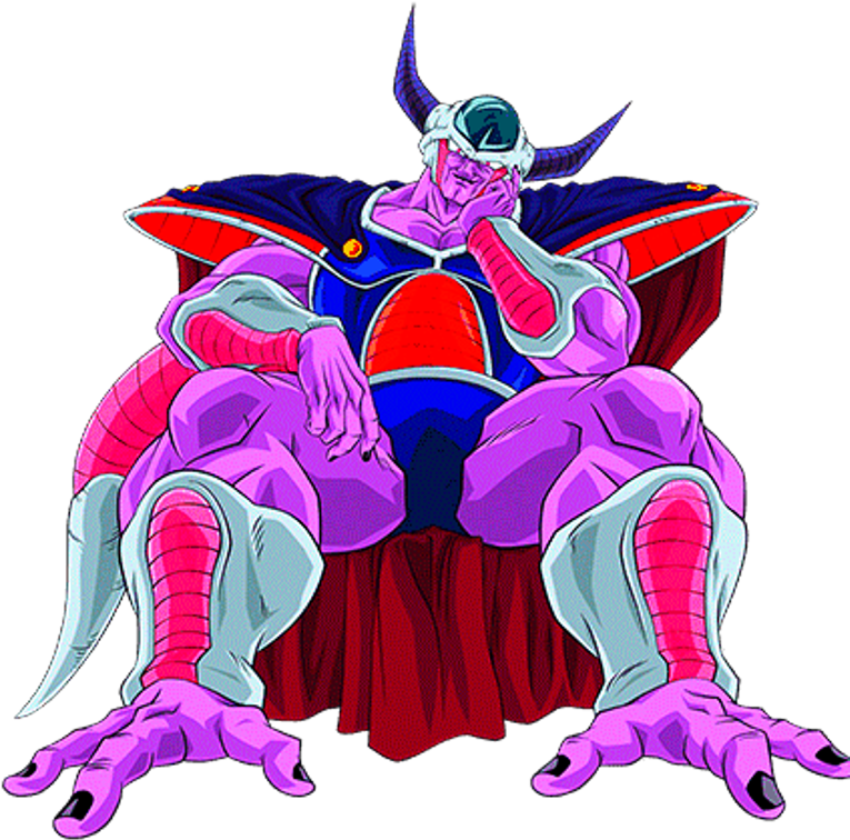 Animated Alien Villain Seated PNG