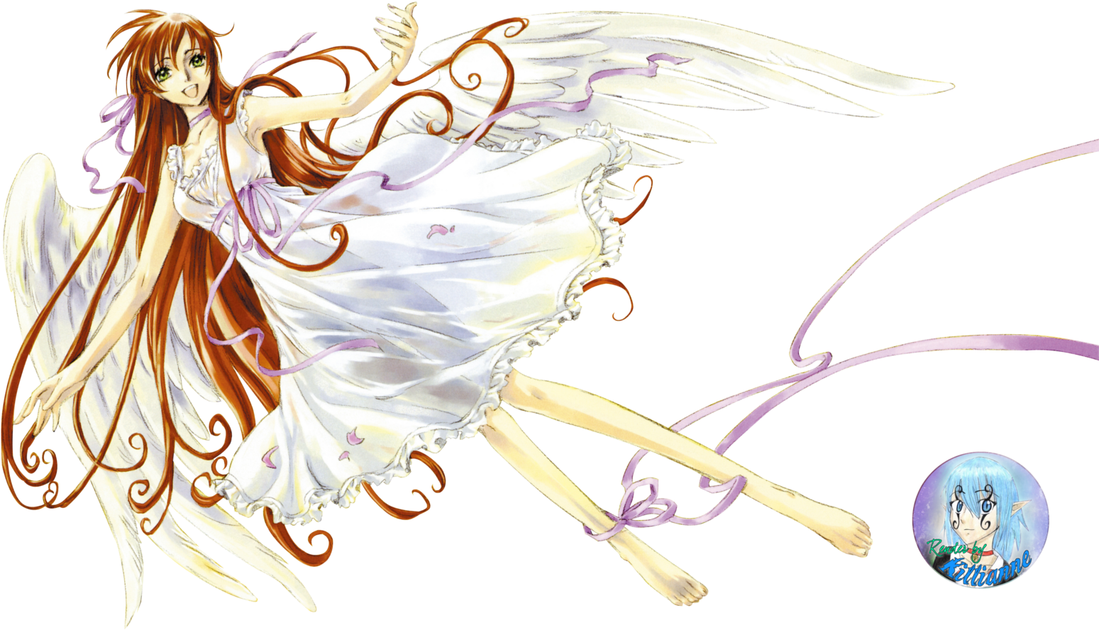 Animated Angel Fantasy Artwork PNG