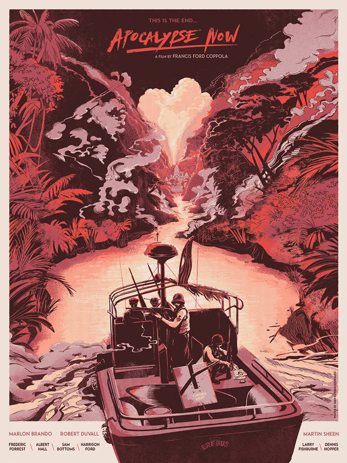 Animated Apocalypse Now Movie Poster Wallpaper