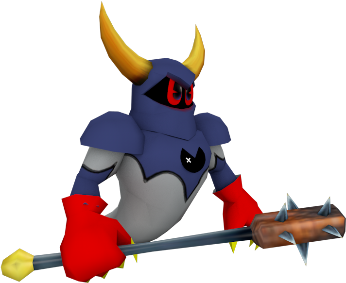 Animated Armored Knightwith Spear PNG