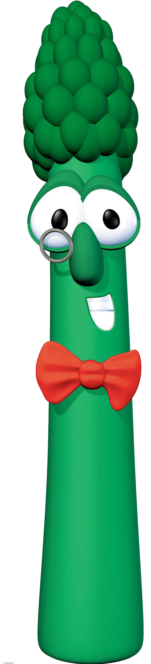 Animated Asparagus Character PNG