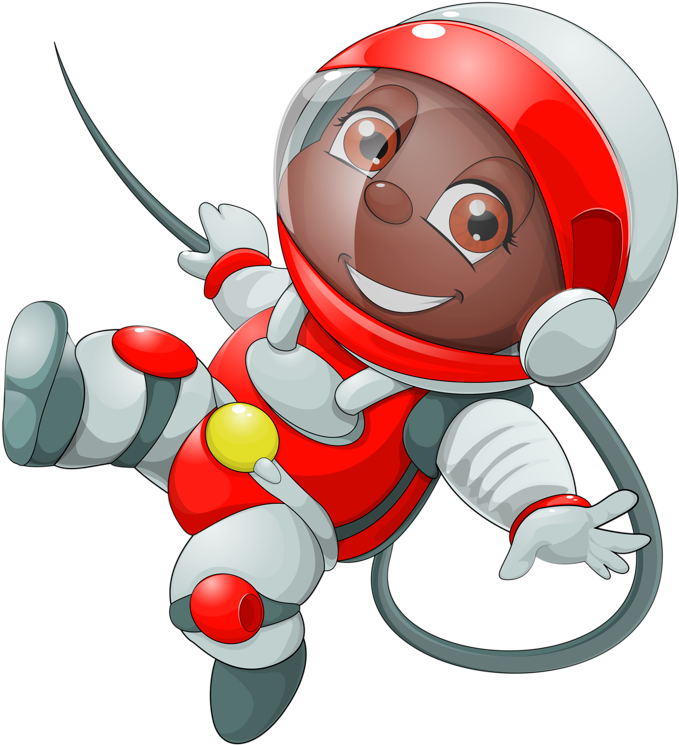 Animated Astronaut Character PNG