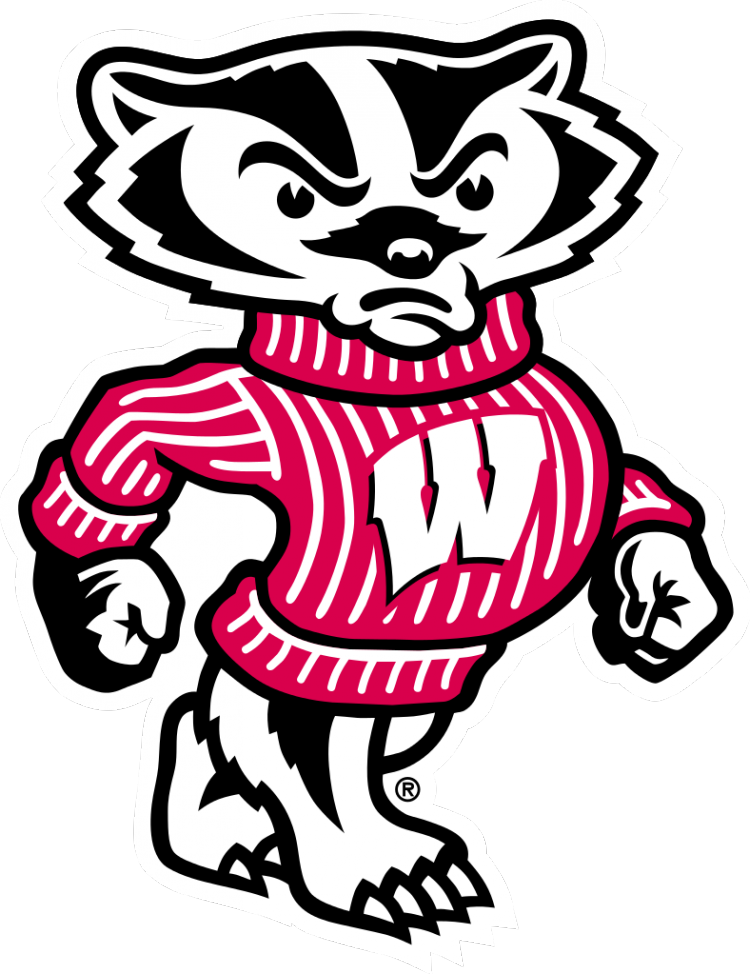 Animated Badger Mascot Graphic PNG