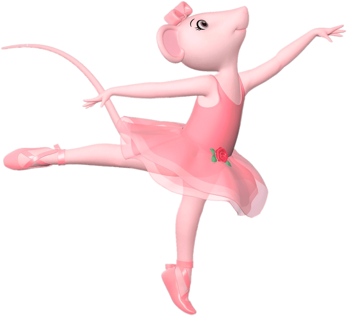 Animated Ballerina Elephant.png PNG