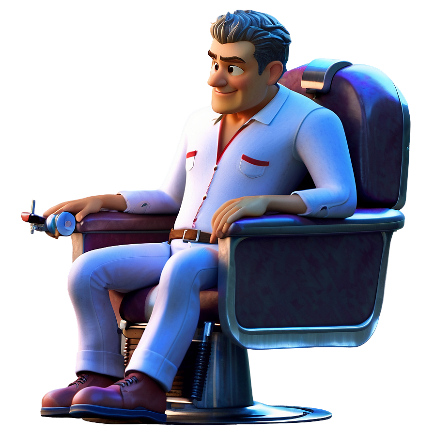 Animated Barber Character Png Nmk PNG