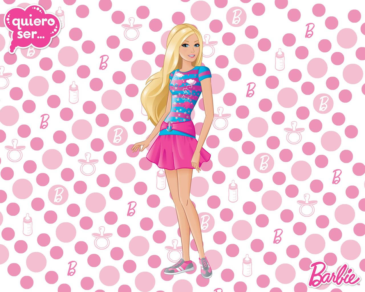 Animated Barbie In City Outfit