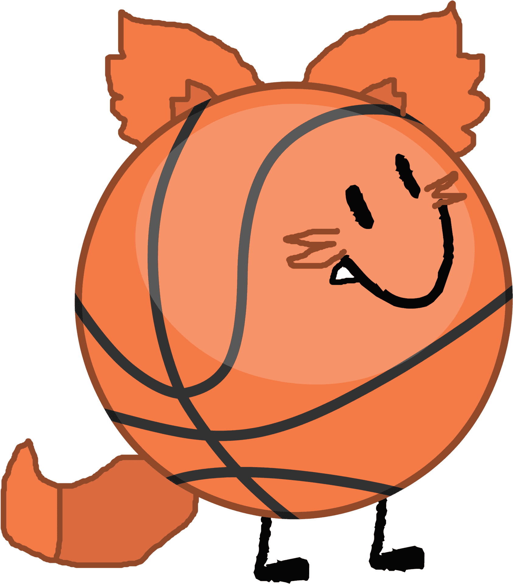 Animated Basketball Character PNG
