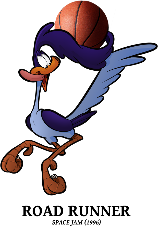 Animated Basketball Character Road Runner PNG