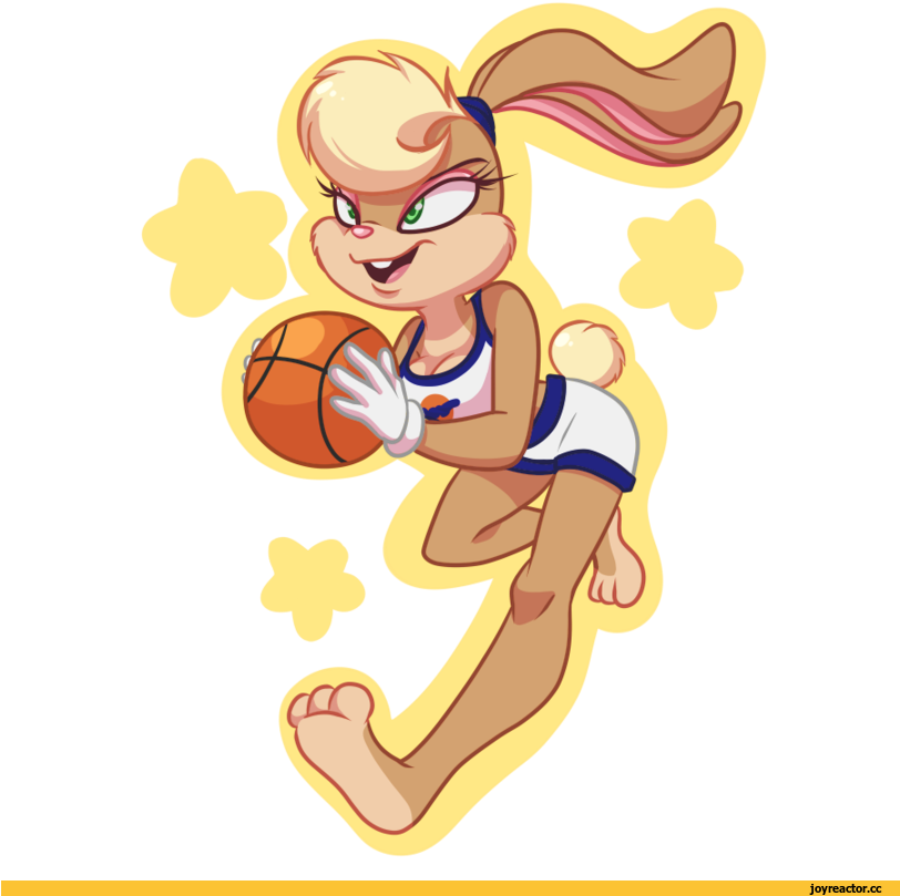 Animated Basketball Character Space Jam PNG