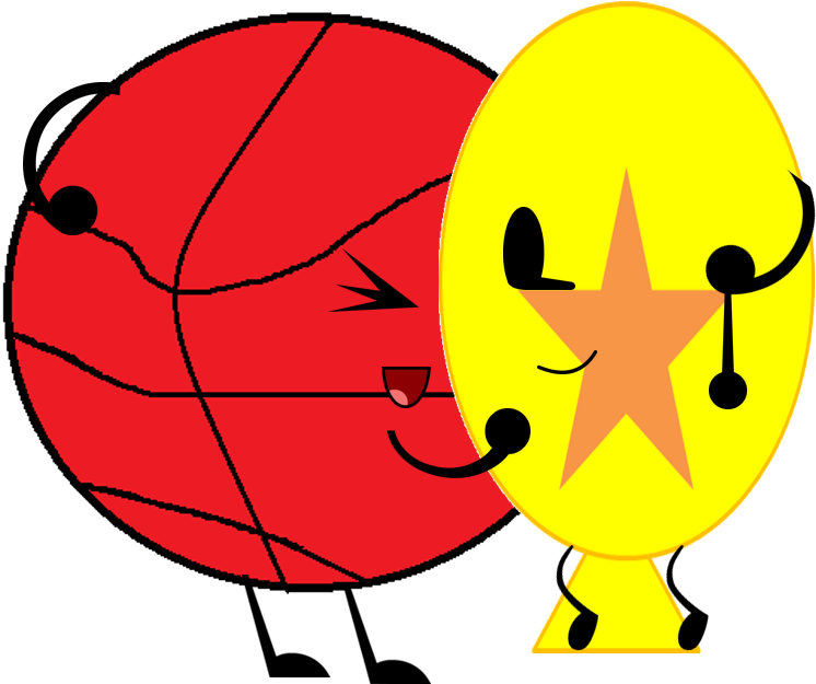 Animated Basketball Star Trophy Hug PNG