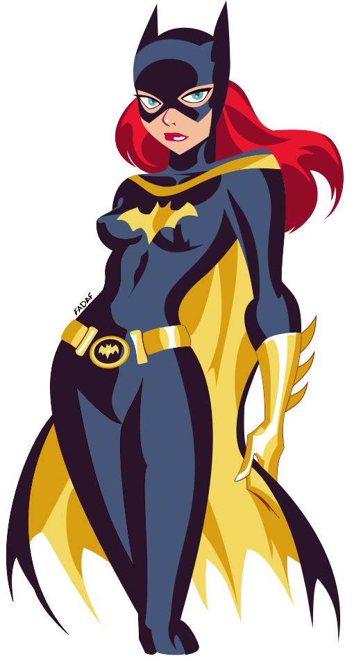 Animated Batgirl Pose PNG