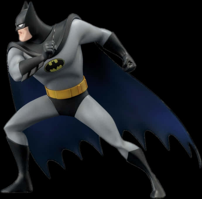 Animated Batman Action Pose PNG
