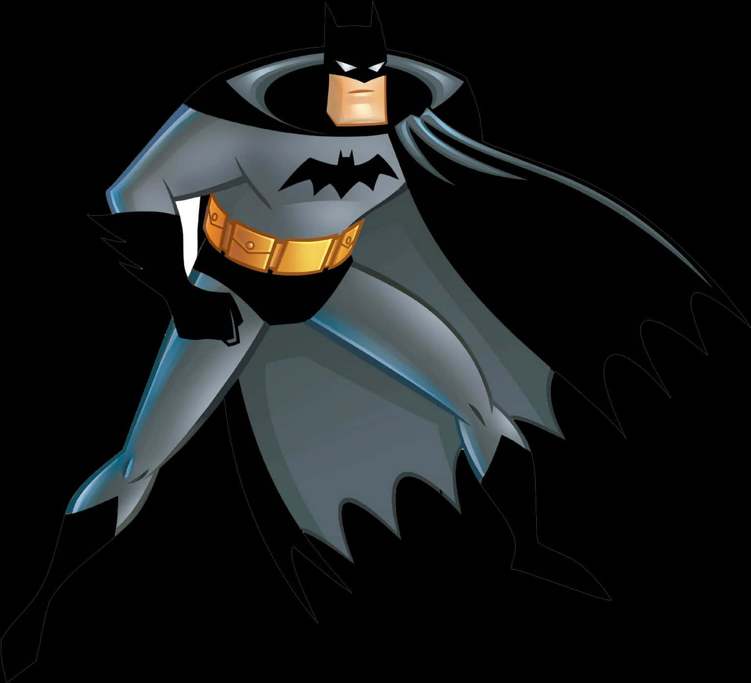 Animated Batman Stance PNG