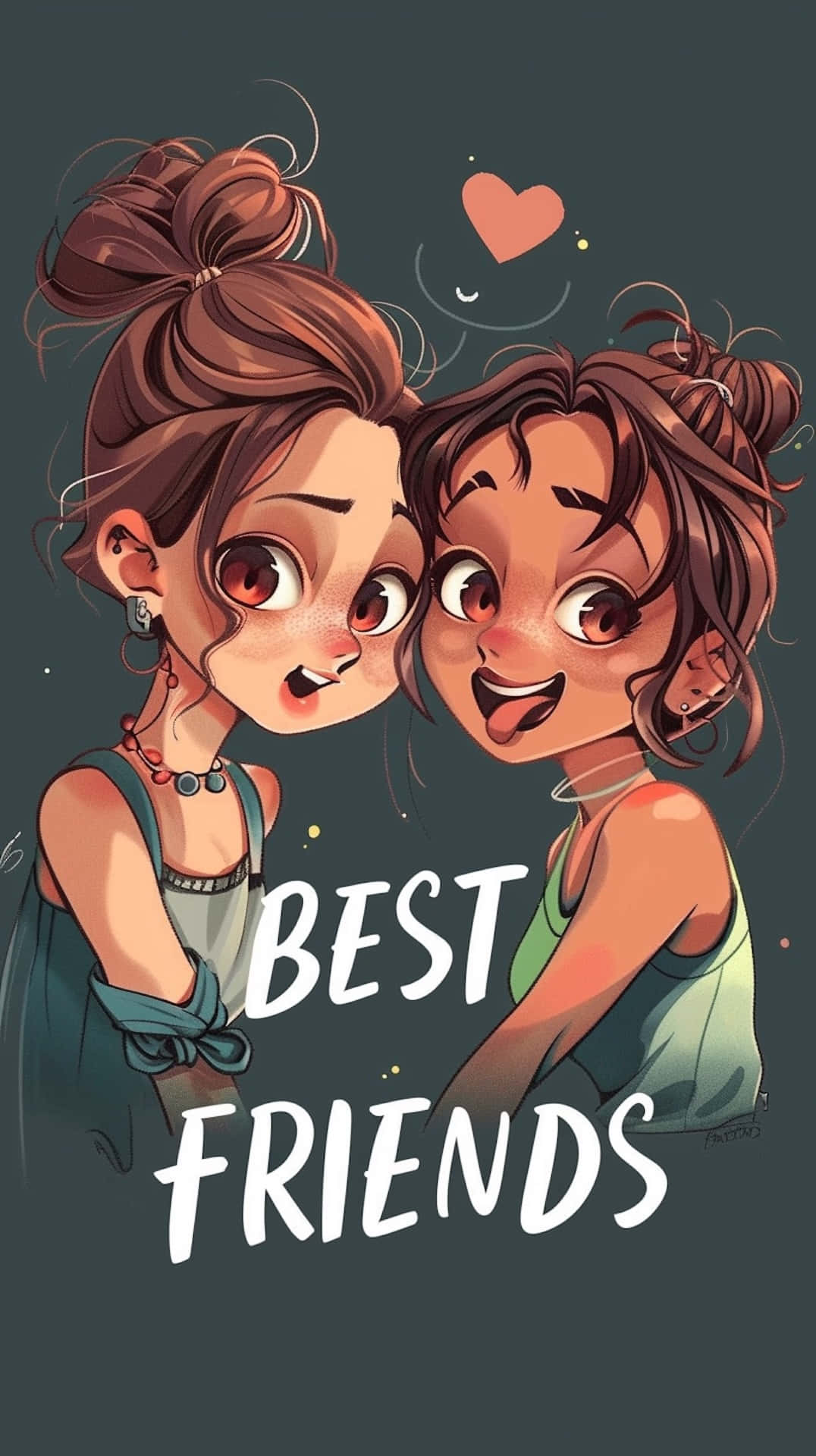 Animated Best Friends Forever Pfp Wallpaper